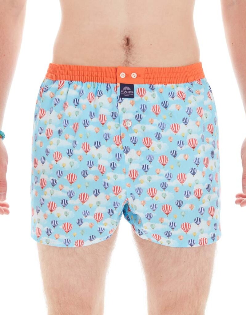 Mc Alson boxershort Air balloons turquoise