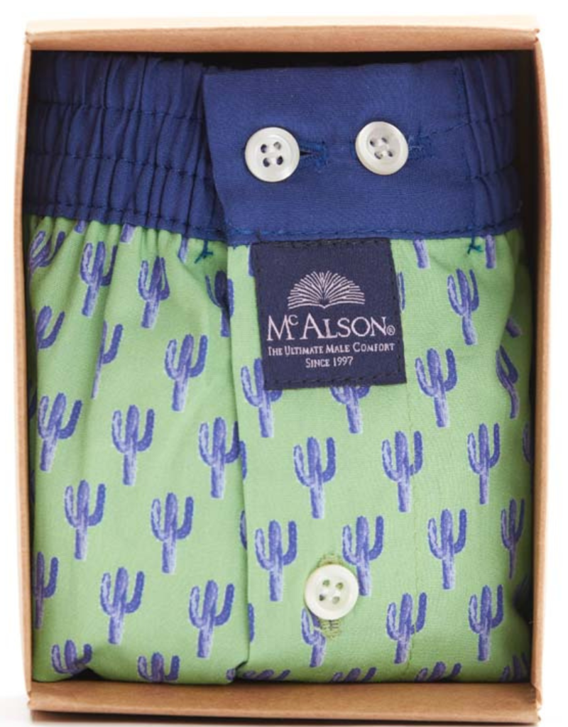 Mc Alson boxershort Cacti green