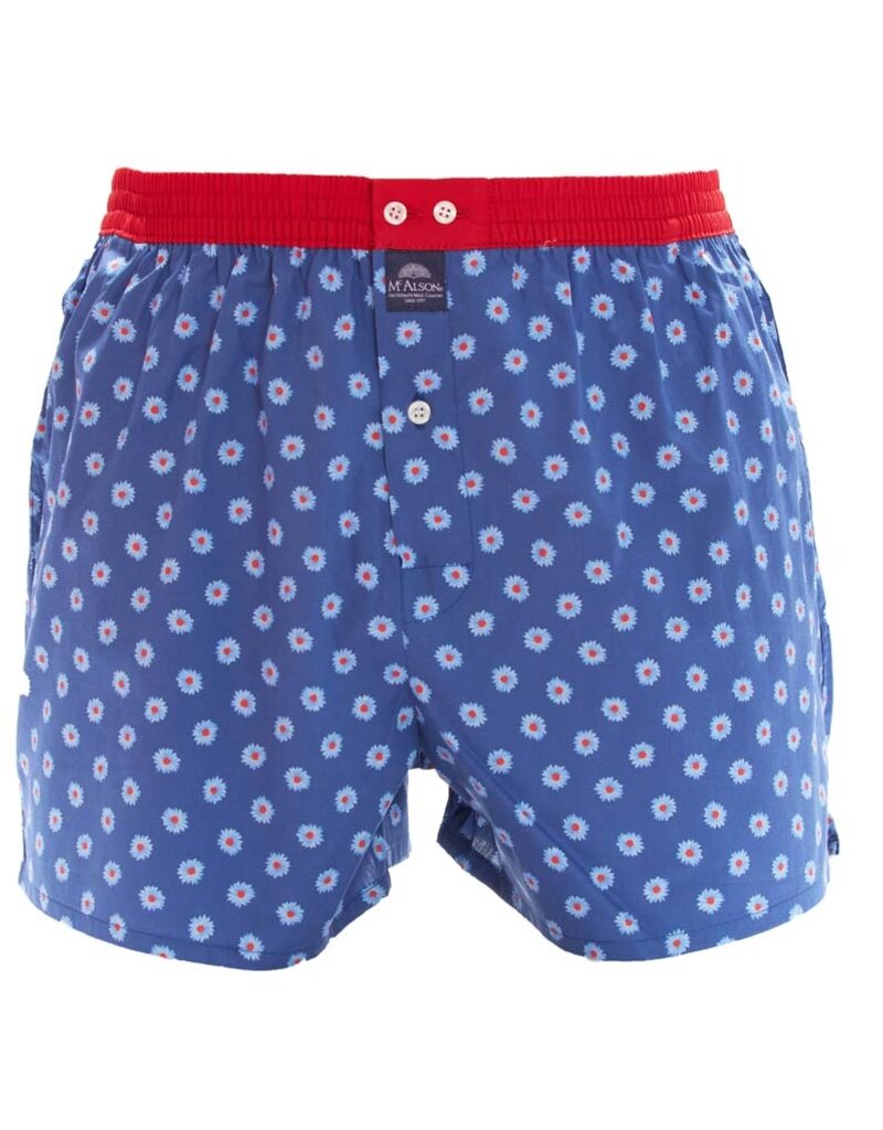 Mc Alson boxershort Daisies blue