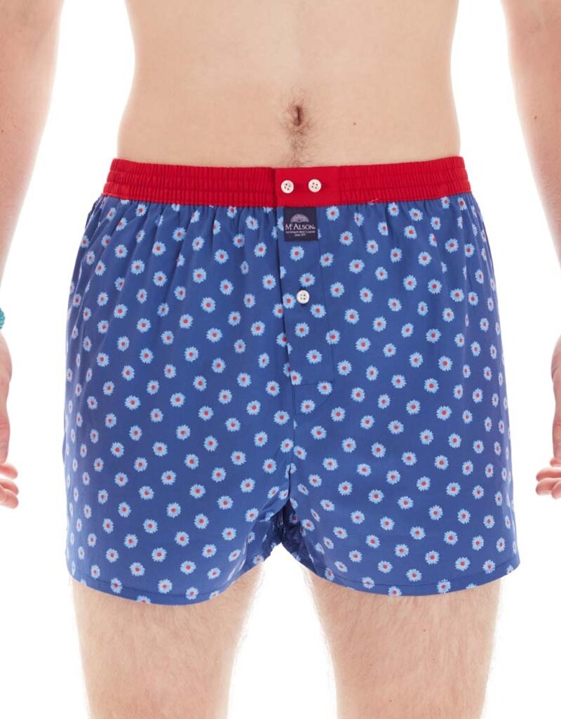 Mc Alson boxershort Daisies blue