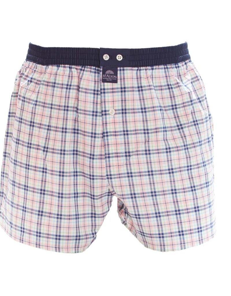 Mc Alson boxershort Checkered multicolour light pink