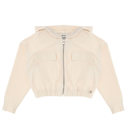 Dixie gilet rits kap ecru latte