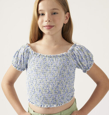 Mayoral croptop mint groen blauw