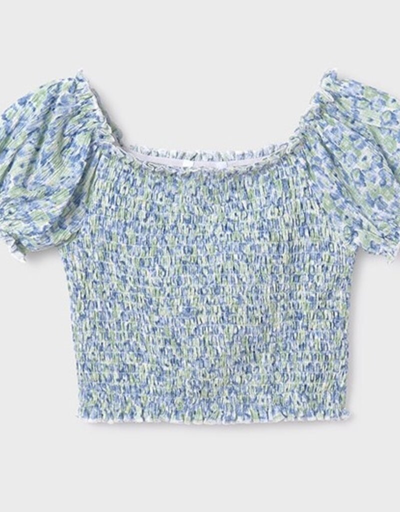 Mayoral croptop mint groen blauw