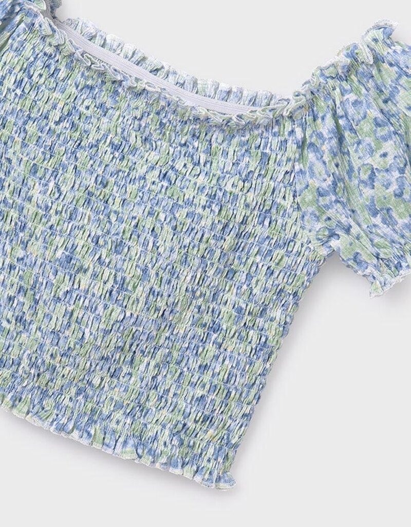 Mayoral croptop mint groen blauw