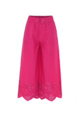 Kocca broek lang broderie fuchsia Bugruk