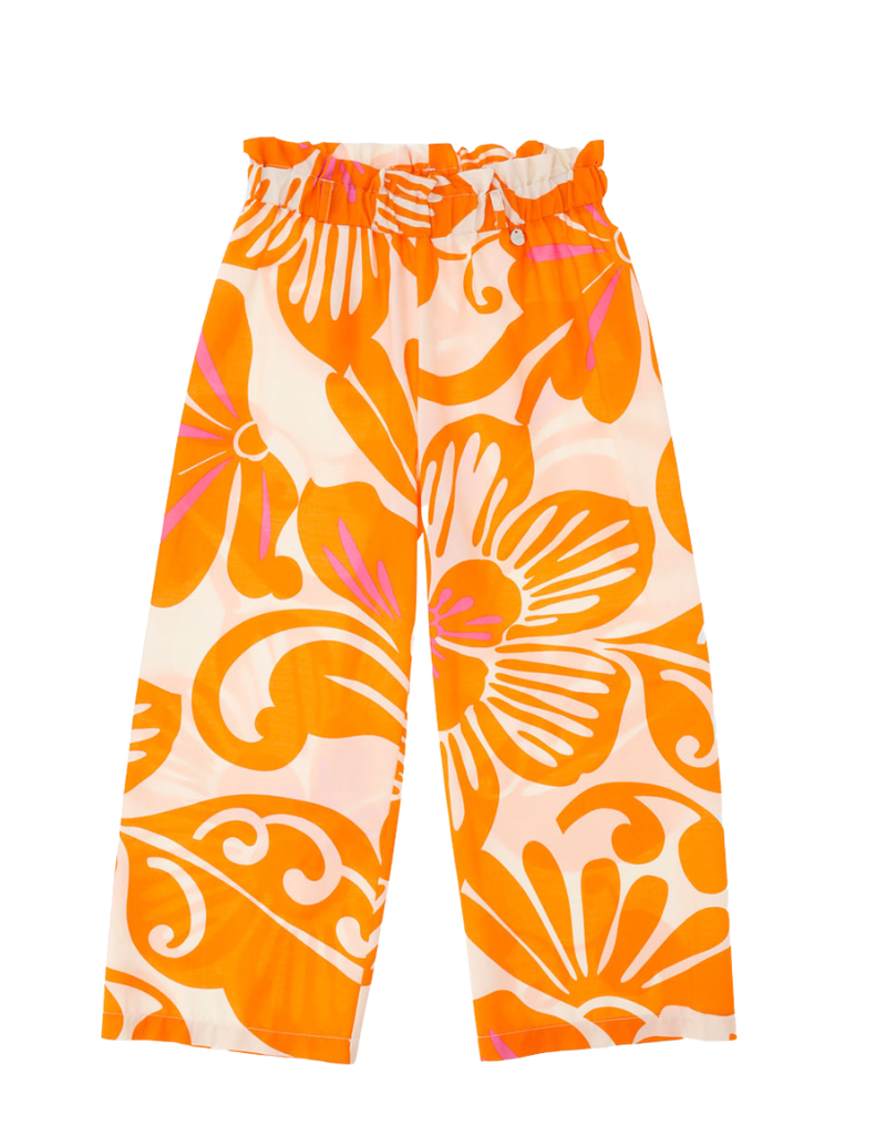 Imperial broek katoen fantasy oranje ecru