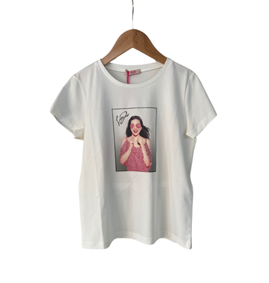 Liu Jo t-shirt print meisje fuchsia