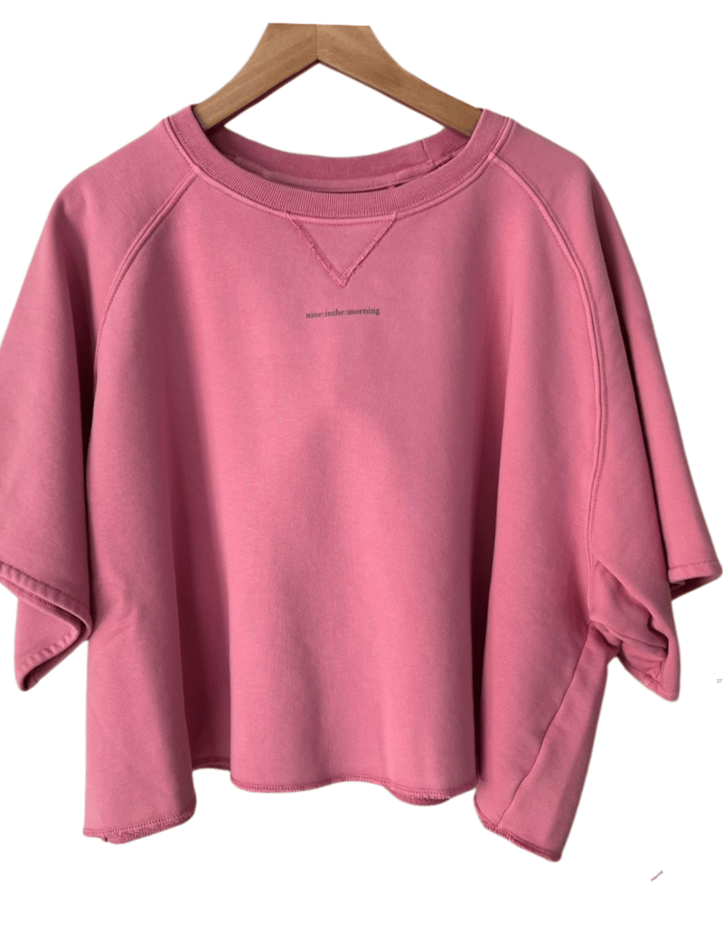 Nine in the morning top sweatshirt old pink