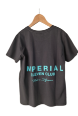 Imperial T-shirt lava zwart eleven club aqua
