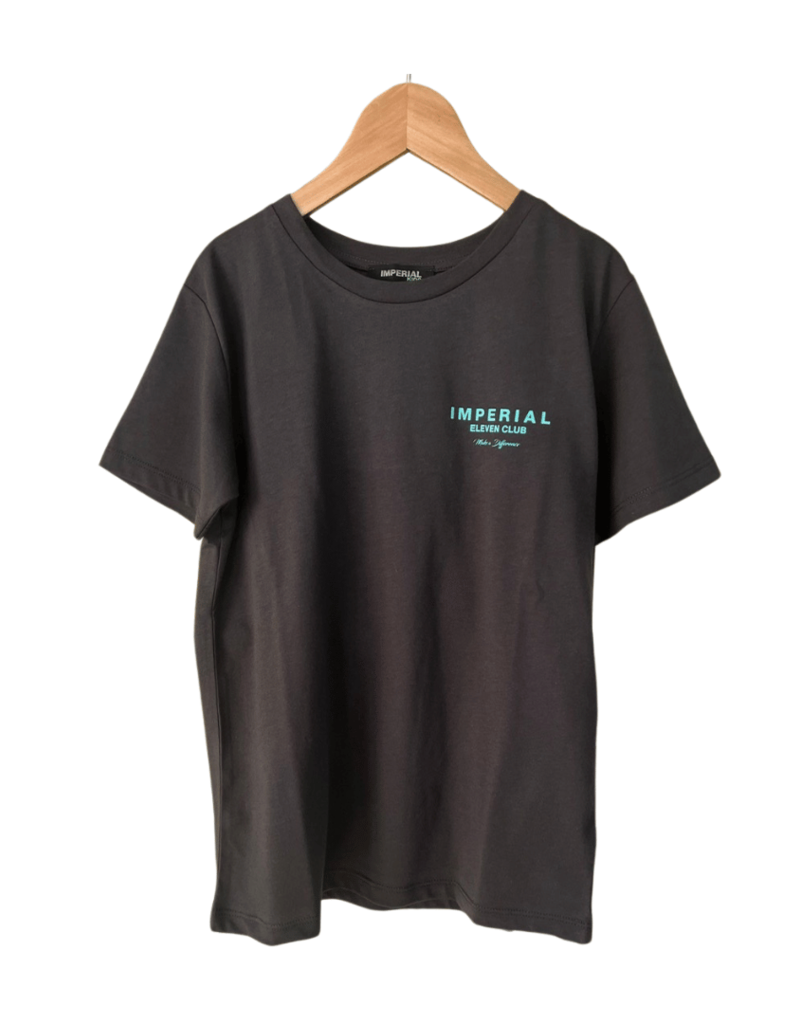 Imperial T-shirt lava zwart eleven club aqua