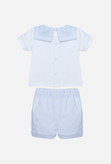 Patachou set short tshirt blauw wit streep