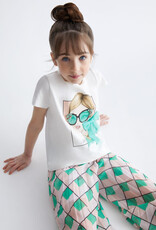 Liu Jo t-shirt wit meisje print