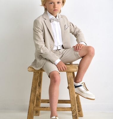 Lui & Lei blazer beige linnen