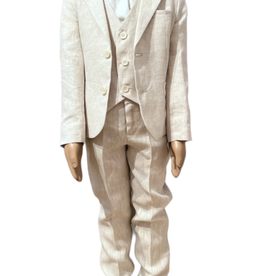 Lui & Lei broek lang linnen beige