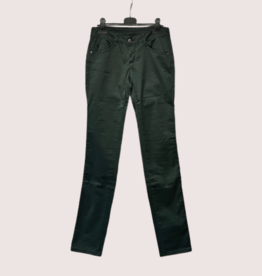 Doets & Doets broek lang donkergroen normale fitting st-bavo stretch