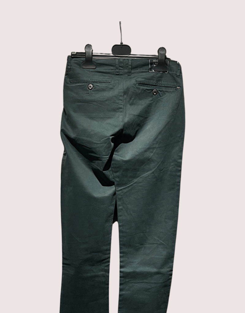 broek donker groen Armani chino St-bavo