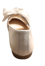 Andanines ballerina ecru laque afneembare bloem