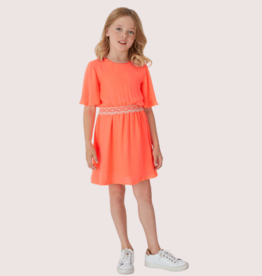 Blue Bay Party fluo pink jurk amaris