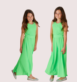 Blue Bay Party fluo groene jumpsuit lucy