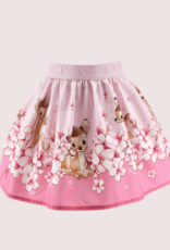 Monnalisa roze gevoerde rok bambi