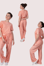 Noali jumpsuit oranje peach