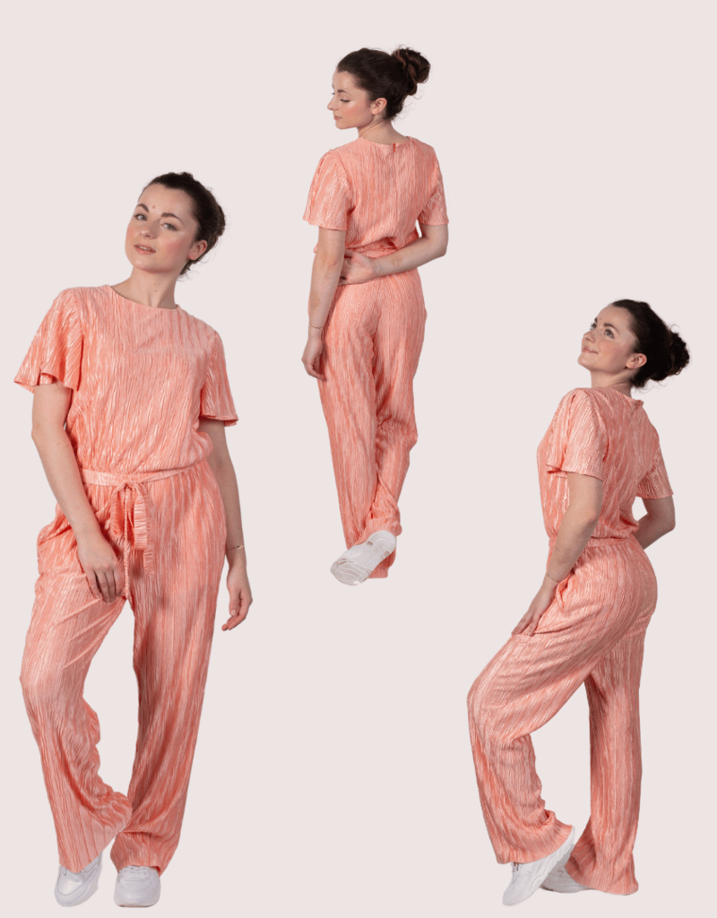 Noali jumpsuit oranje peach