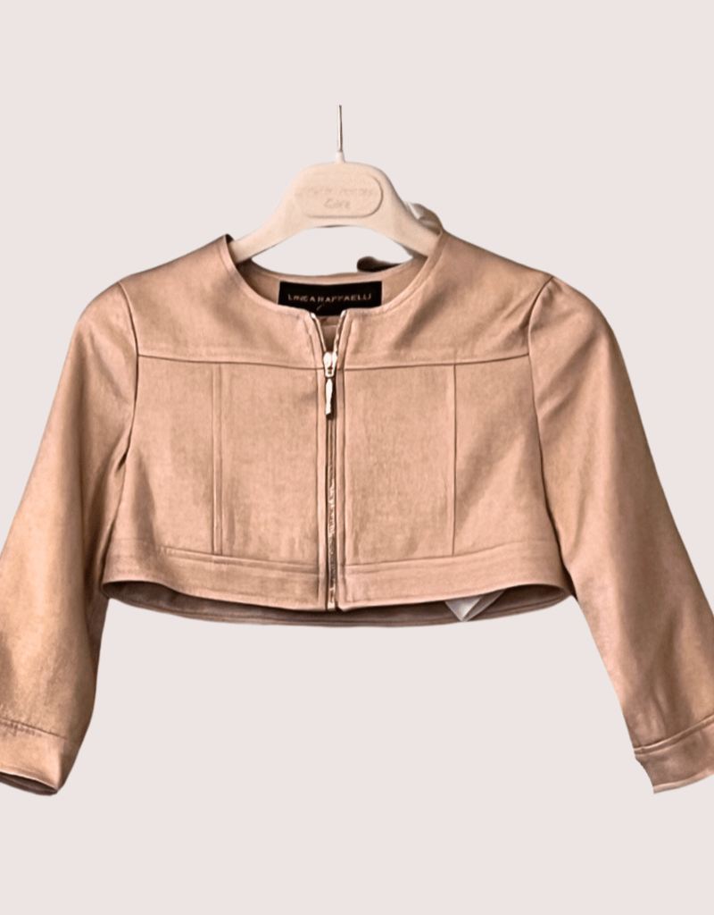 Linea Raffaelli soepele zalm kleurige blazer