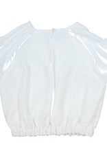 Gymp ecru top met mooi mouwdetail Gorgeous