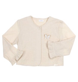 Gymp goudkleurige gilet model Hagg