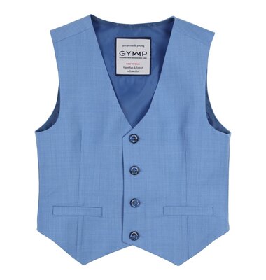 Gymp ondervest of gilet lichtblauw Baroni