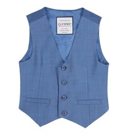 Gymp midblauw ondervest of gilet Amal