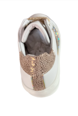 Rtb/Hoops sneaker wit goud zijkant