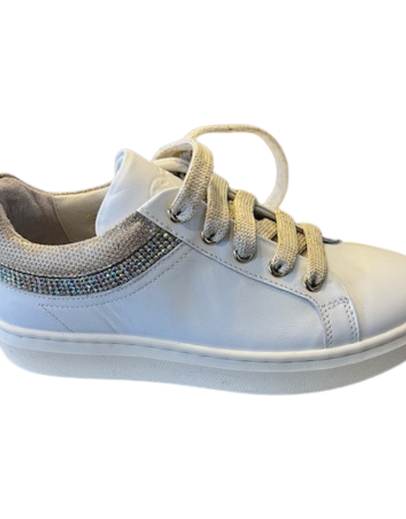 Rtb/Hoops sneaker wit goud aan enkel