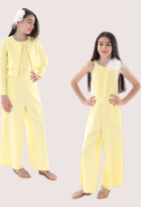Kocca gele jumspsuit zonder mouw  loor