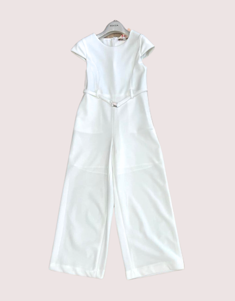 Kocca ecru jumspsuit zonder mouw  loor