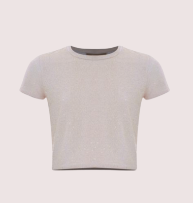 Kocca goud kleurig gevoerd t-shirt utilde