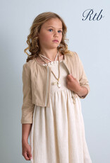 RTB beige soepel faux daim blazer