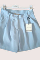 Lui & Lei blauw short met fijne strepen