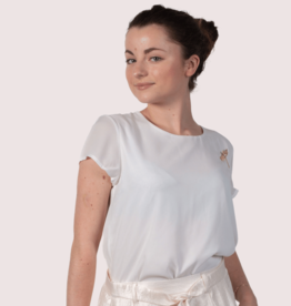 Noali blouse top voile wit