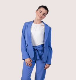 Noali blazer licht cobatblauw