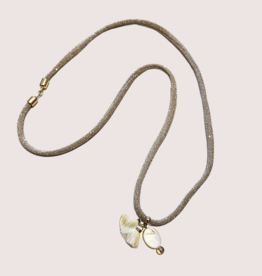 Just One ketting goud koord hartje