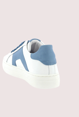 Red Limit/Hoops sneaker wit met cobaltkleur