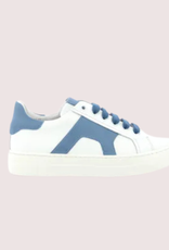 Red Limit/Hoops sneaker wit met cobaltkleur