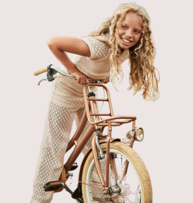 Mayoral beige gehaakte broek