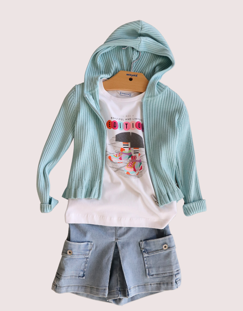 Mayoral jeans short met opzetzakken