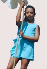 Abel&Lula set van top en bermuda in turquoise