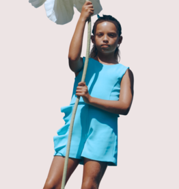 Abel&Lula set van top en bermuda in turquoise