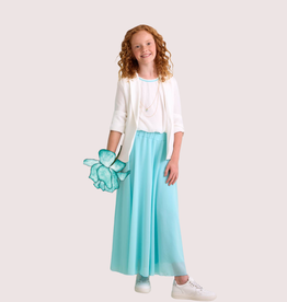 Diamante Blu wijde aqua broek