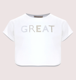 Kocca ecru t-shirt verilla met noppen print great